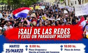 Opositores se adhieren a la marcha ciudadana: “Unidos por Paraguay”