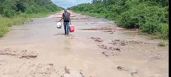 Se complica situación de pobladores del Alto Paraguay debido a los caminos destrozados - Noticias del Chaco - ABC Color