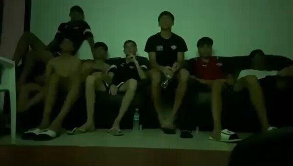 Así festejaron los chicos de Libertad el golazo de Julio Enciso
