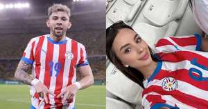 La Nación / “Fue para ella”: Enciso le dedicó el gol a su novia colombiana