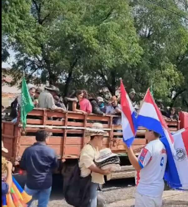 Más manifestantes van llegando a Asunción - Nacionales - ABC Color