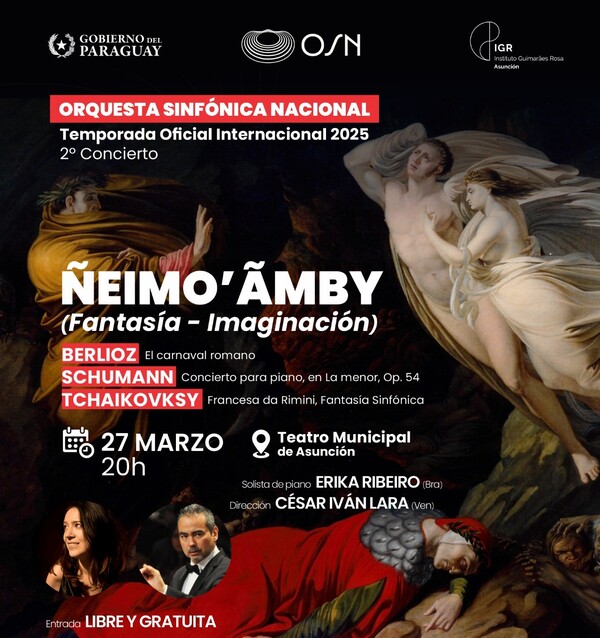 OSN e Instituto Guimarães Rosa se unen para ofrecer una noche de fantasía sinfónica en Asunción - .::Agencia IP::.