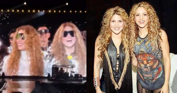 La Nación / Critican a imitadora de Shakira por intentar opacarla en pleno show