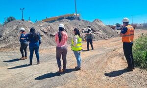 Supervisan cumplimiento de medidas ambientales en el primer lote de la ruta PY21 en Puerto Indio