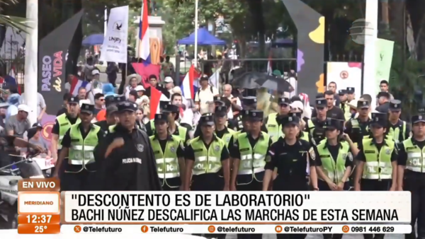 Bachi Núñez: "El descontento es de laboratorio'', sobre marcha ciudadana