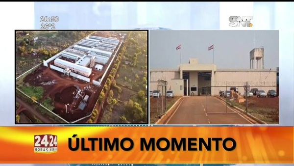 Reportan fuga de cuatro internos de la cárcel de Minga Guazú - SNT