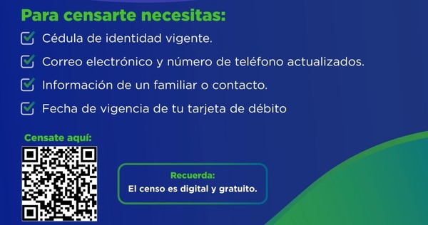 El MEF insta a jubilados y pensionados a completar el Censo Digital para evitar suspensión de pagos