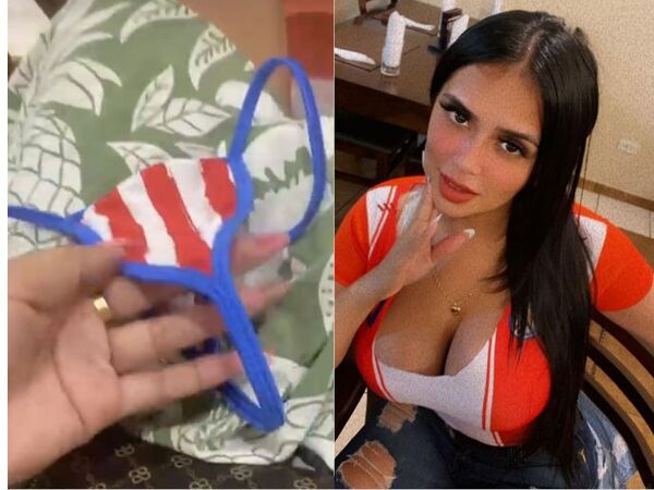 ¡Cuerona asegura que su tanguita albirroja dio suerte a los muchachos en Colombia!