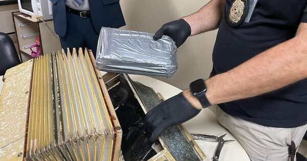Diario HOY | Narcoencomienda: pillan drogas en acordeón, rollos de papel film y bolsa térmica