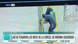 Así se fugaron los reos de la cárcel de ''máxima seguridad''
