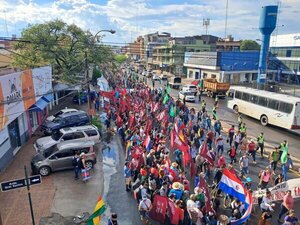 Gran cantidad de jóvenes se sumaron a la marcha campesina - Portal Digital Cáritas Universidad Católica
