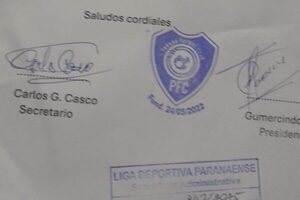 Tras goleada, Paraná FC se retira del torneo de la Liga Paranaense