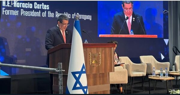 Horacio Cartes como orador en Israel: “Es un verdadero privilegio”