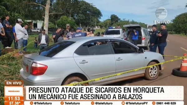 Presunto ataque de sicarios en Horqueta