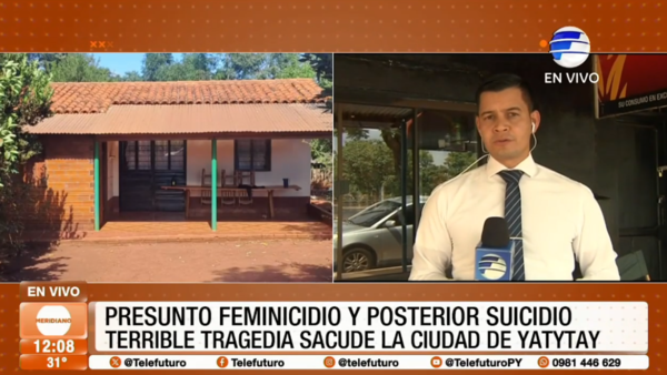 Investigan presunto feminicidio y posterior suicidio