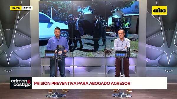 Video: decretan prisión preventiva para abogado que abofeteó a funcionaria del INTN - Crimen y castigo - ABC Color