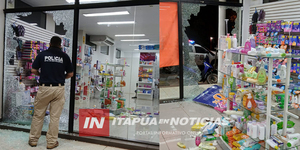VIOLENTO ASALTO EN UNA FARMACIA DE CAMBYRETÁ 
