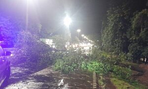 Temporal ocasionó daños en barrios de CDE