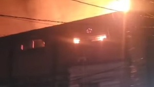 Incendio destruye depósito de cosméticos en Ciudad del Este