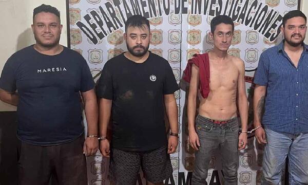 Tras persecución desde el Brasil, capturan en PJC a cuatro hombres con un vehículo robado – Prensa 5