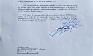 Renuncia interventor de cárcel de Minga Guazú