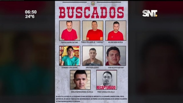 Buscan sin éxito a reclusos fugados en Minga Guasu: confirman complicidad de guardias - SNT