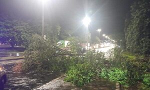 Más de mil familias afectadas por temporal en Alto Paraná
