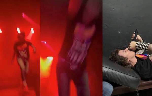 [VIDEO] Cantante se tiró desde el escenario al público y la gente hizo “ooosssooo”: se golpeó todito