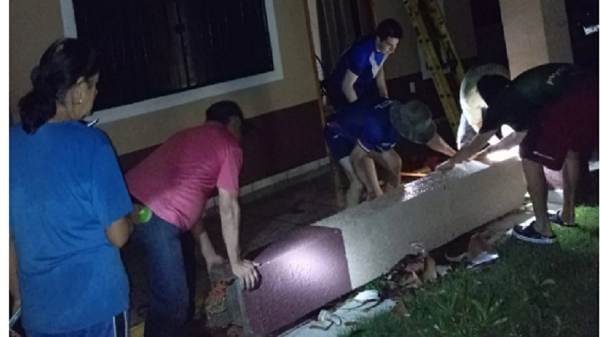 Temporal causa destrozos y deja a miles sin energía eléctrica en el Este del país - Noticiero Paraguay