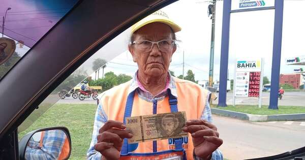 Diario HOY | Estafan a humilde vendedora callejera con billete de G. 100.000 falso