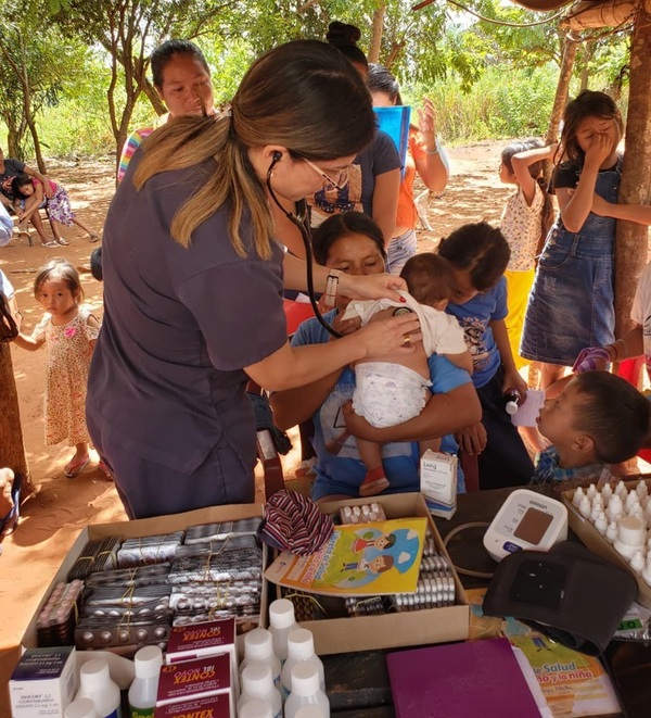 Más de 160 atenciones en actividad extramural de USF en Amambay - .::Agencia IP::.