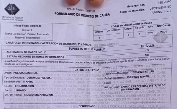 Ciberdelincuentes atacan en Encarnación