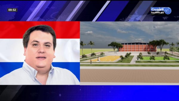 Gobernador de Guairá habló sobre proyecto de construcción de un nuevo polideportivo en Villarrica