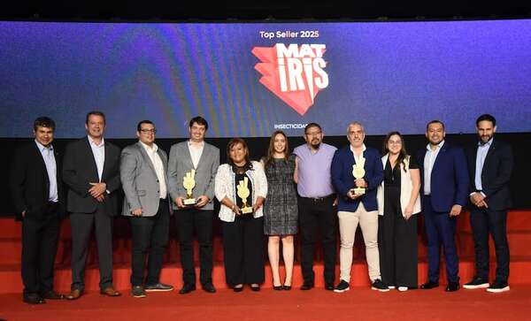 Top Seller 2025: IRIS fue premiado en tres categorías - Mundo empresarial - ABC Color