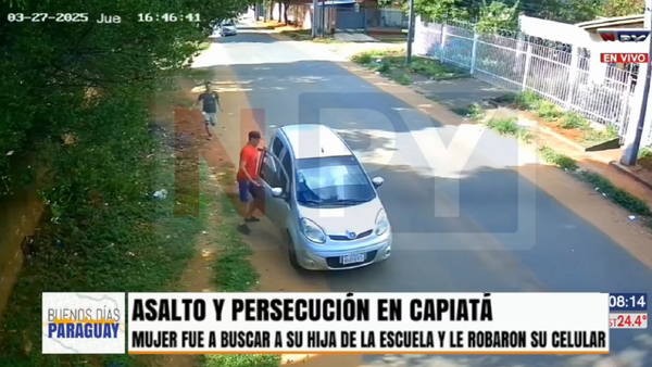 Video: Autochorros asaltan a una mujer en Capiatá