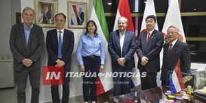 EL GOBERNADOR DE ITAPÚA RECIBIÓ A AUTORIDADES DIPLOMÁTICAS DE JAPÓN