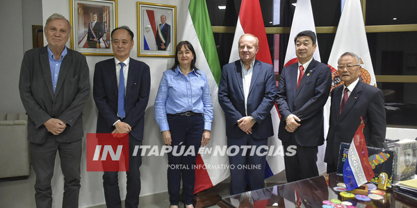EL GOBERNADOR DE ITAPÚA RECIBIÓ A AUTORIDADES DIPLOMÁTICAS DE JAPÓN
