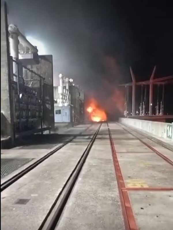 (VIDEO). Incendio en una unidad de la central hidroeléctrica de Yacyretá