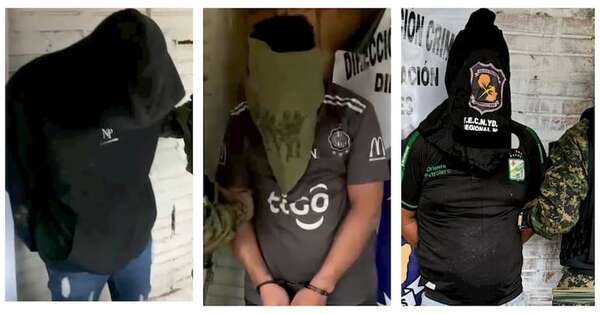Tres detenidos y drogas incautadas en allanamientos en Remansito - Policiales - ABC Color