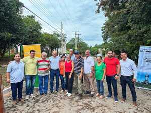 Cambyretã avanza con nuevas obras de infraestructura: 5 cuadras de empedrados inauguradas en el Barrio San Juan