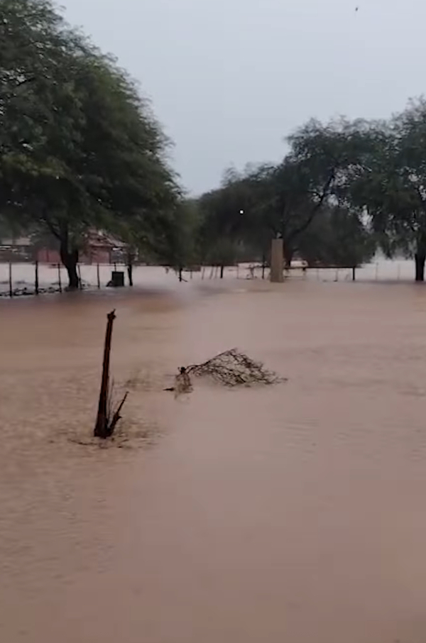 Clausuran temporalmente el tramo Mariscal Estigarribia – Pozo Hondo por inundaciones