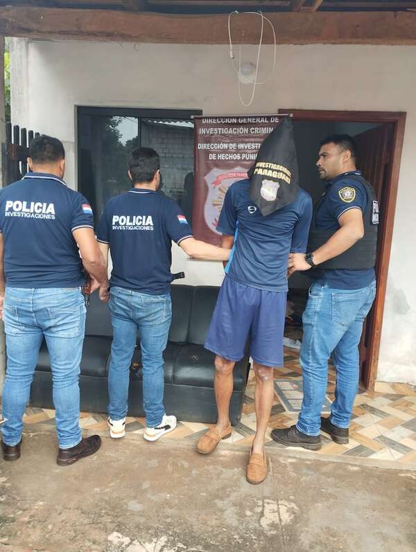 Capturan en Caaguazú al presunto autor intelectual de un homicidio en Carapeguá - Nacionales - ABC Color