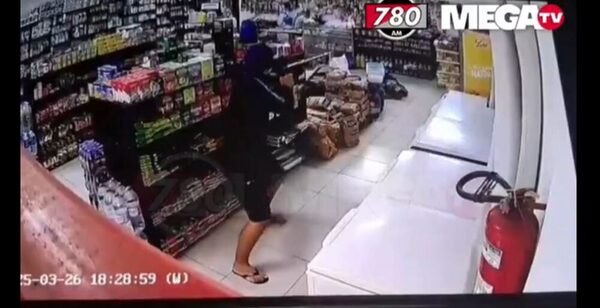 Mujer evita a tiros asalto a comercio en Ypané