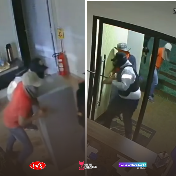 Recuperan caja fuerte tras robo, persecución, balacera y detenciones en Alto Paraná - TVS