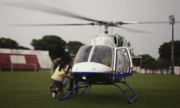 No solo para ir a “San Ber”: Peña dispone helicóptero para trasladar a joven embarazada