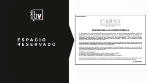 Espacio Reservado: Comunicado de CARSA