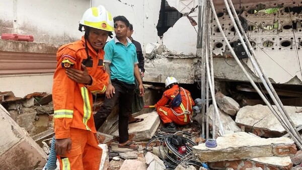 El 70 % de ciudad próxima al epicentro del terremoto "está destruido": Cruz Roja birmana