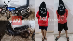 UN HOMBRE Y UNA MUJER TRAS LAS REJAS POR PRESUNTO HURTO DE MOTOCICLETA