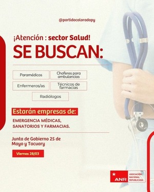 ANR reunió a más de 1.000 postulantes en feria de empleo del sector salud - ADN Digital