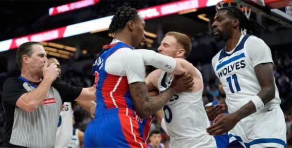 Siete expulsados por una pelea en la NBA - Polideportivo - ABC Color
